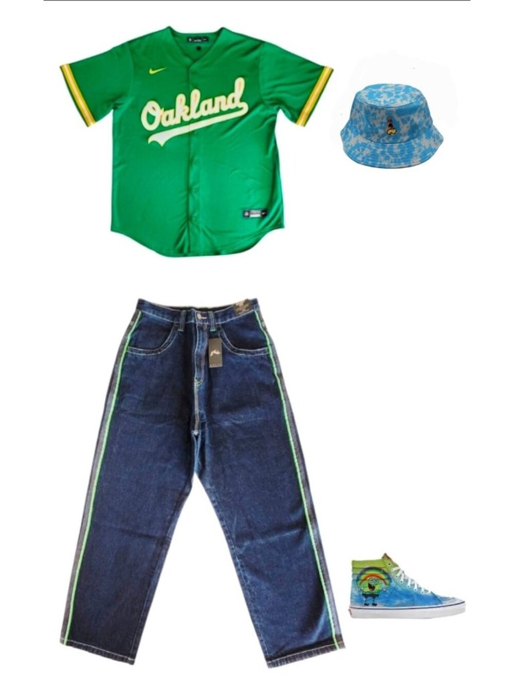 Nike-Rusty-Vans Oakland Surf & Turf Outfit Bundle